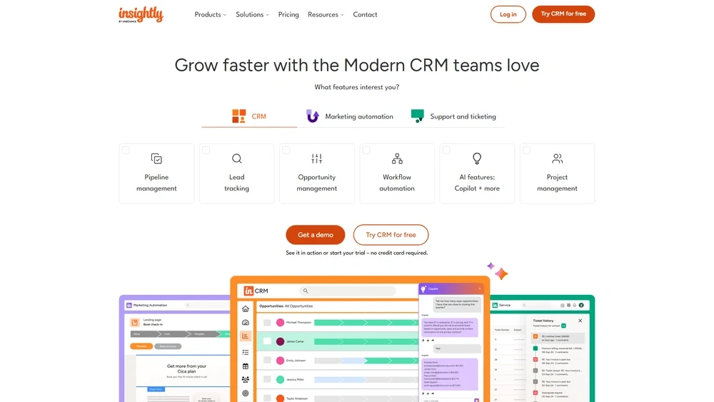 Insightly review 2025 hero — product timeline and strategy highlights