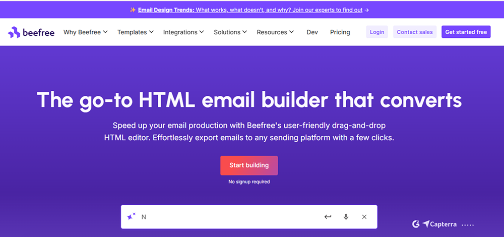 Beefree (Email & Landing Page Builder) Review 2025 — Journey & Strategy Beefree (Email & Landing Page Builder) review 2025 hero — product timeline and strategy highlights