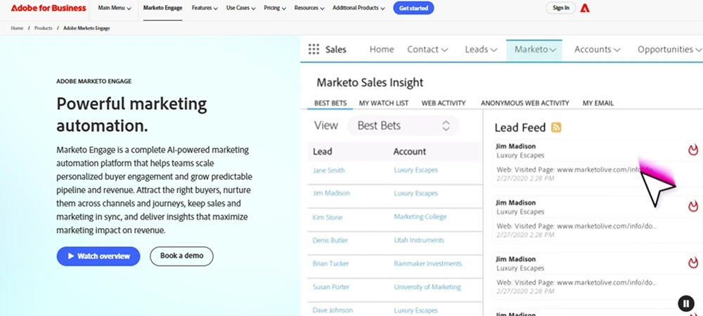 Marketo (Adobe Marketo Engage) review 2025 hero — product timeline and strategy highlights