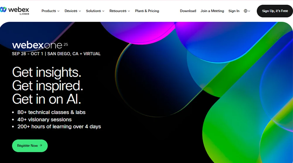 Cisco Webex review 2025 hero — product timeline and strategy highlights