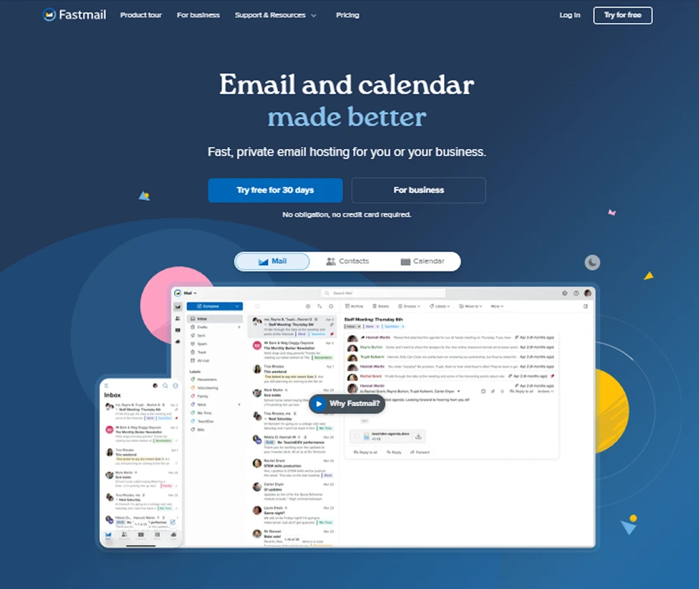 Fastmail review 2025 hero — product timeline and strategy highlights