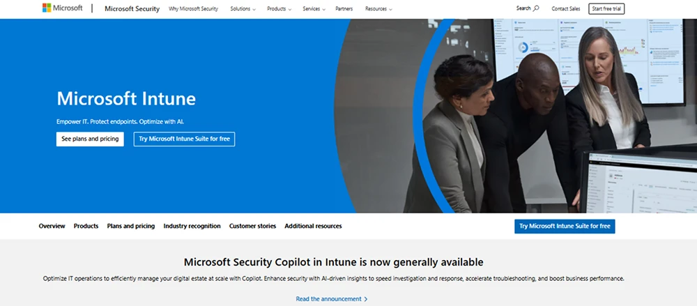 Microsoft Intune (Endpoint Manager) review 2025 hero — product timeline and strategy highlights