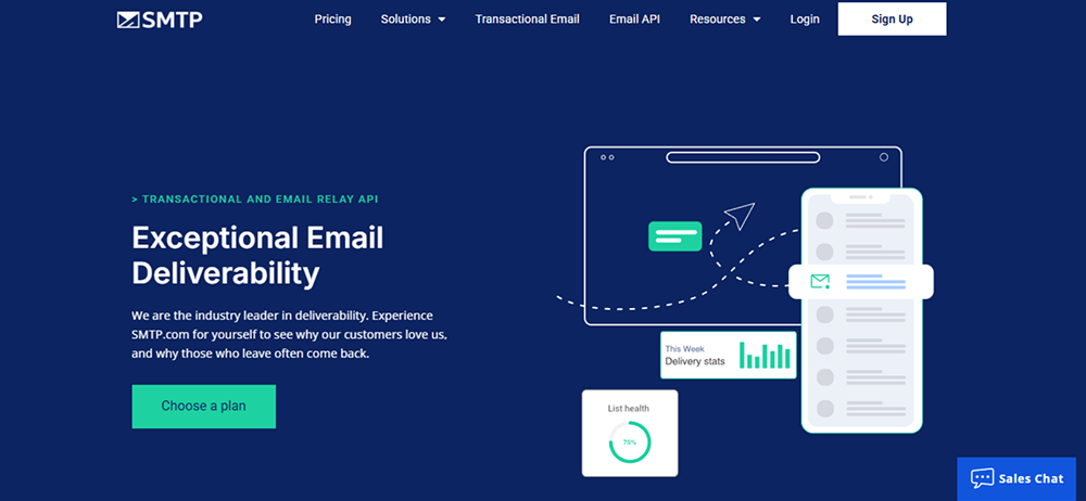 SMTP.com review 2025 hero — product timeline and strategy highlights