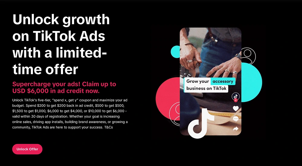 TikTok dashboard