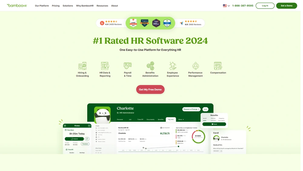 BambooHR review 2025 hero — product timeline and strategy highlights