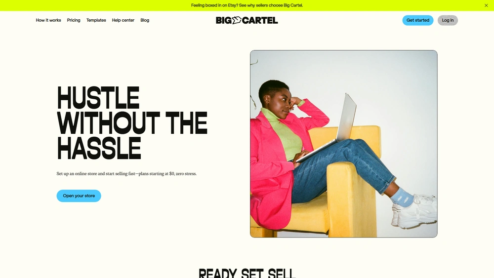 Big Cartel review 2025 hero — product timeline and strategy highlights