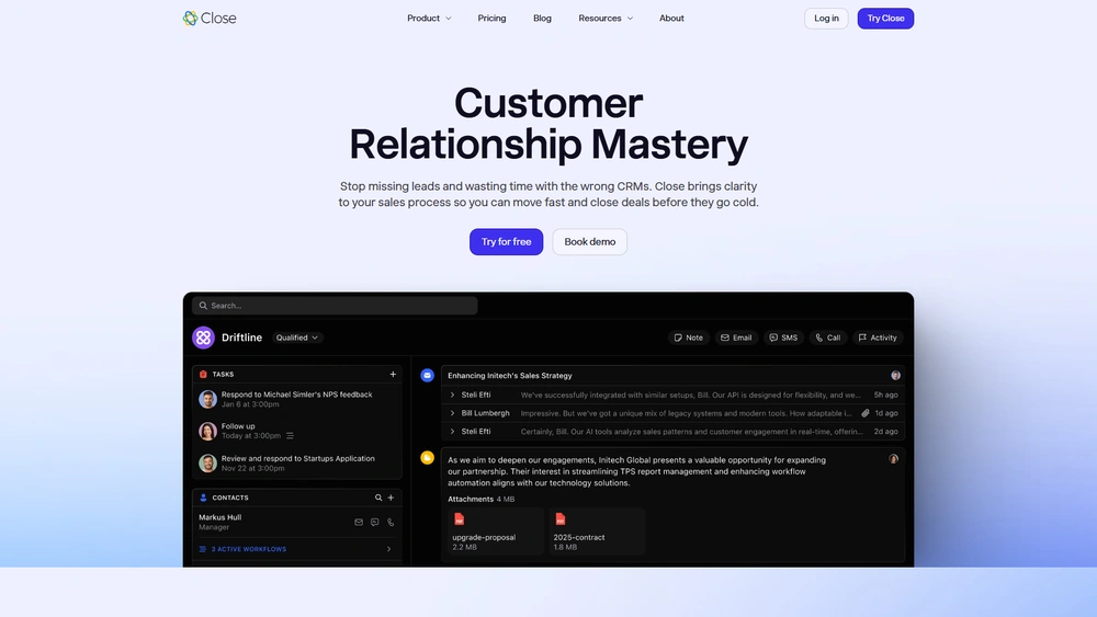 Close review 2025 hero — product timeline and strategy highlights