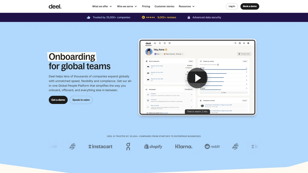 Deel review 2025 hero — product timeline and strategy highlights