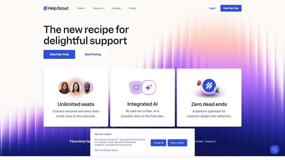 Help Scout review 2025 hero — product timeline and strategy highlights