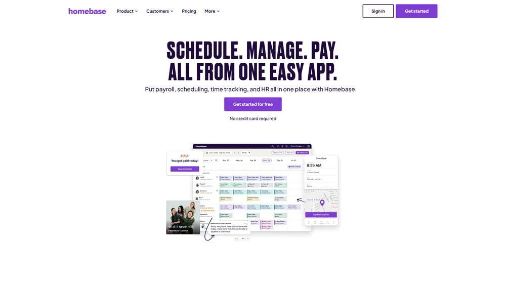 Homebase review 2025 hero — product timeline and strategy highlights