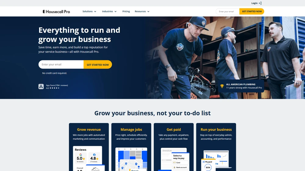 Housecall Pro review 2025 hero — product timeline and strategy highlights