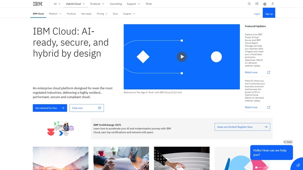 IBM Cloud review 2025 hero — product timeline and strategy highlights