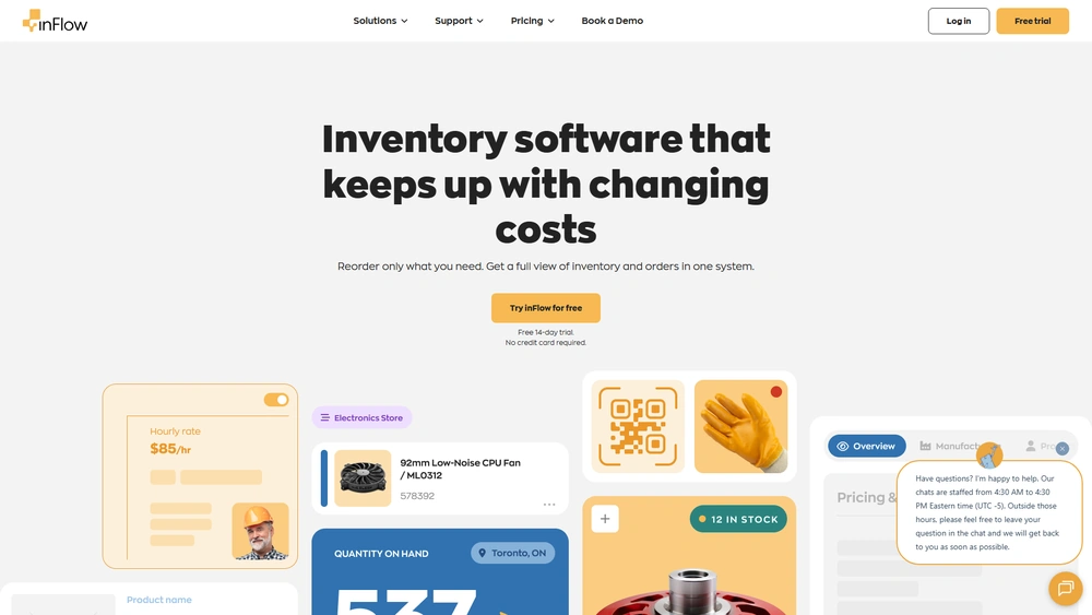 inFlow Inventory review 2025 hero — product timeline and strategy highlights