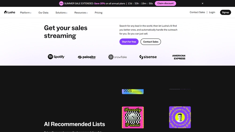 Lusha review 2025 hero — product timeline and strategy highlights