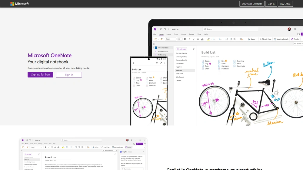 Microsoft OneNote review 2025 hero — product timeline and strategy highlights