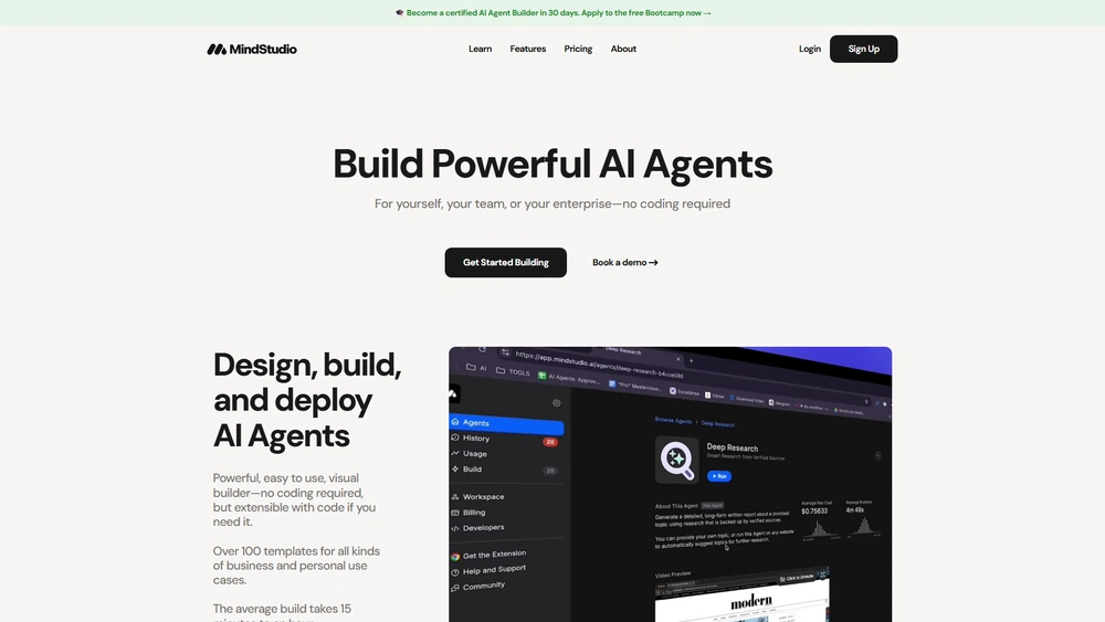 MindStudio review 2025 hero — product timeline and strategy highlights