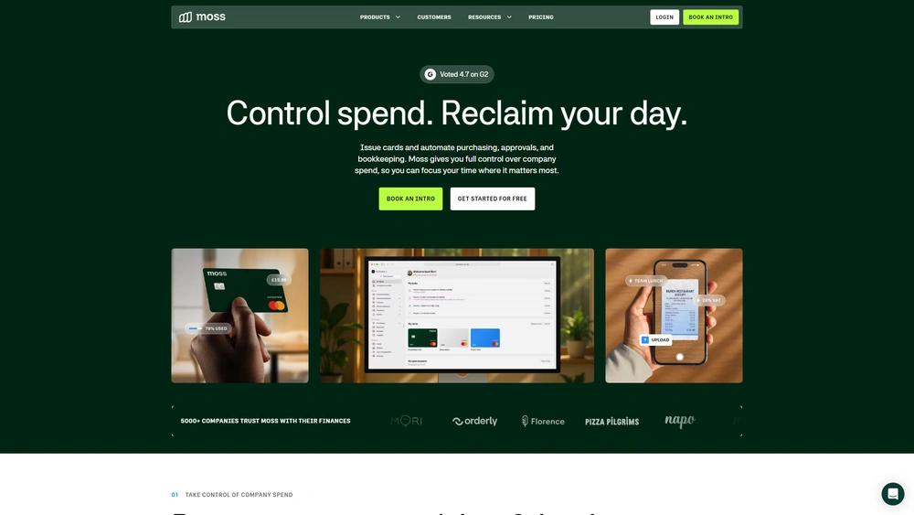 Moss review 2025 hero — product timeline and strategy highlights