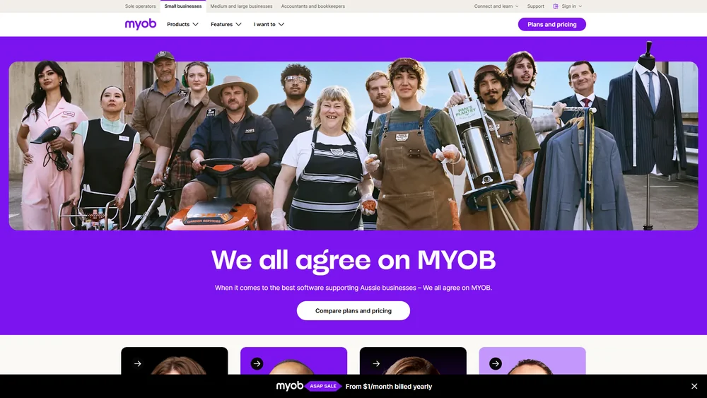MYOB review 2025 hero — product timeline and strategy highlights