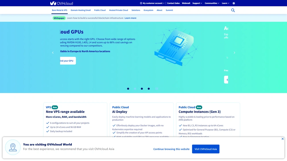OVHcloud review 2025 hero — product timeline and strategy highlights