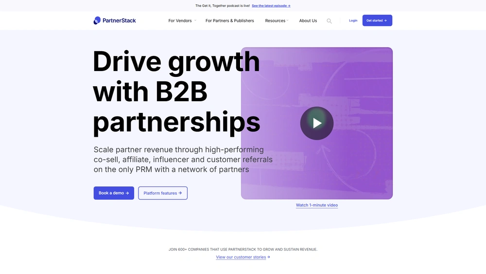 PartnerStack review 2025 hero — product timeline and strategy highlights
