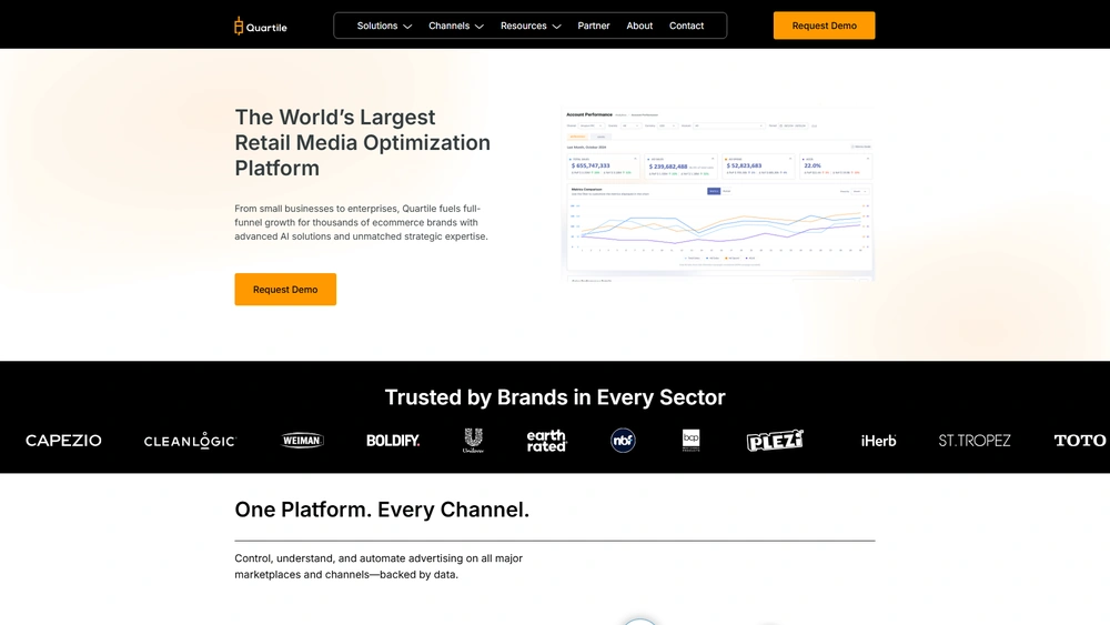 Quartile review 2025 hero — product timeline and strategy highlights