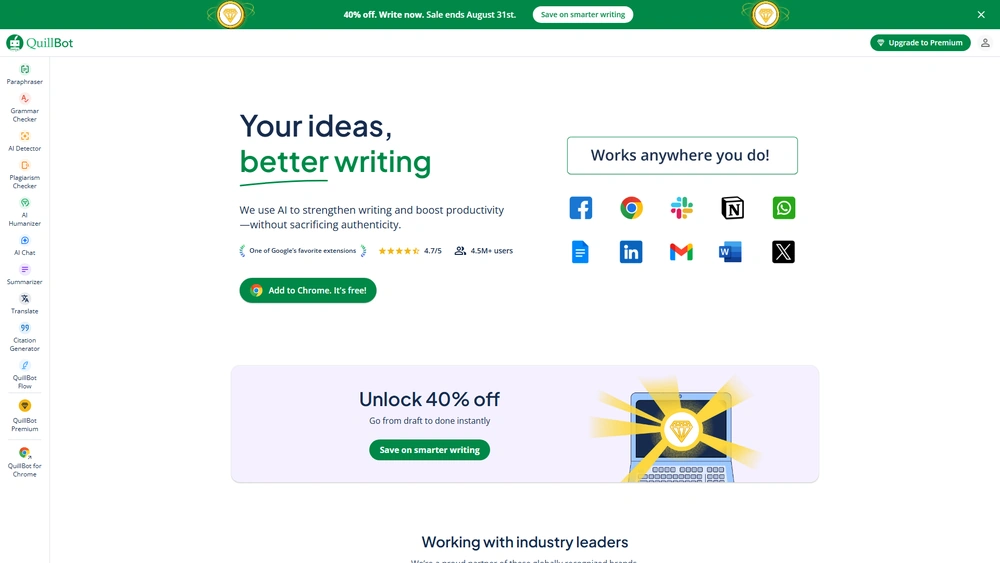 QuillBot review 2025 hero — product timeline and strategy highlights