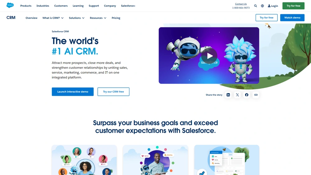 Salesforce Sales Cloud review 2025 hero — product timeline and strategy highlights