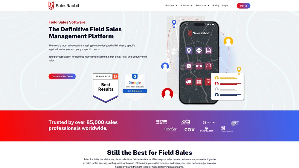SalesRabbit review 2025 hero — product timeline and strategy highlights