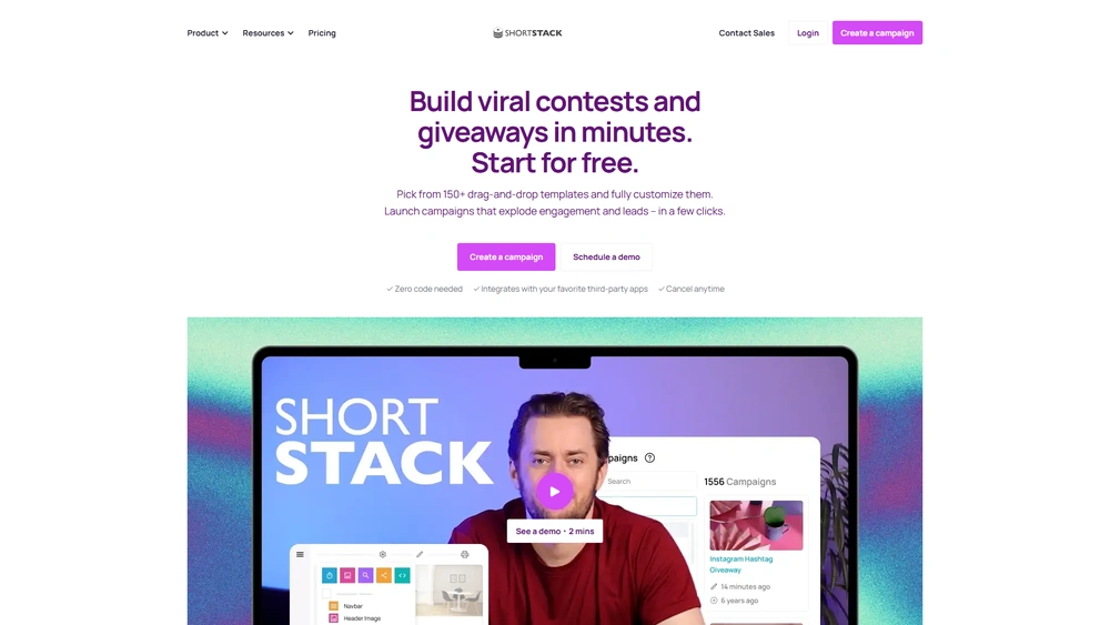 ShortStack review 2025 hero — product timeline and strategy highlights