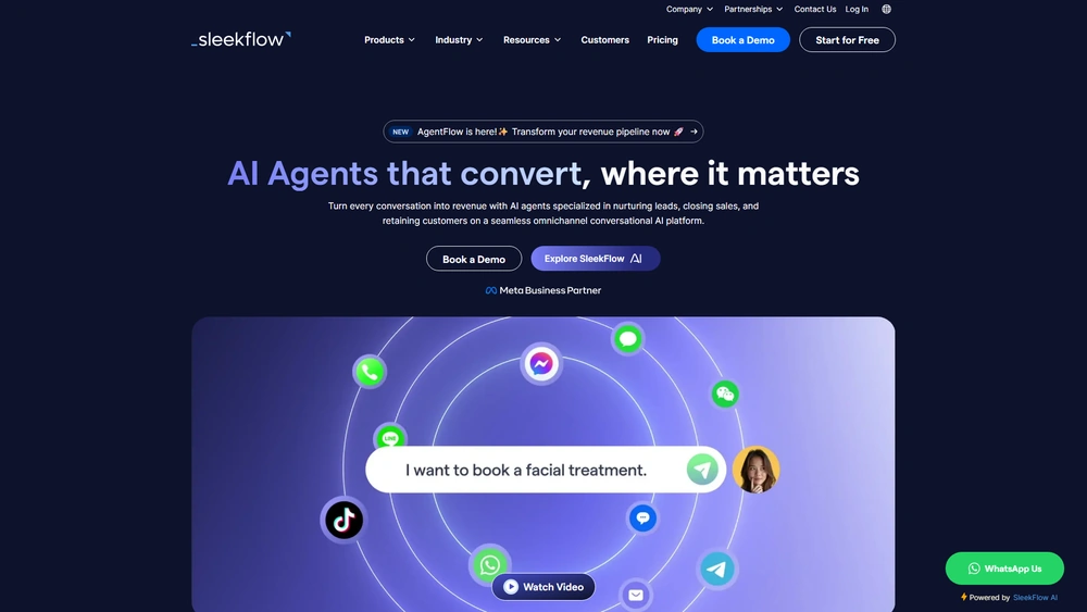 SleekFlow review 2025 hero — product timeline and strategy highlights