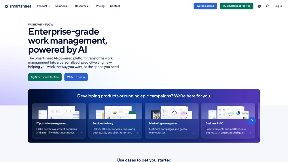Smartsheet review 2025 hero — product timeline and strategy highlights