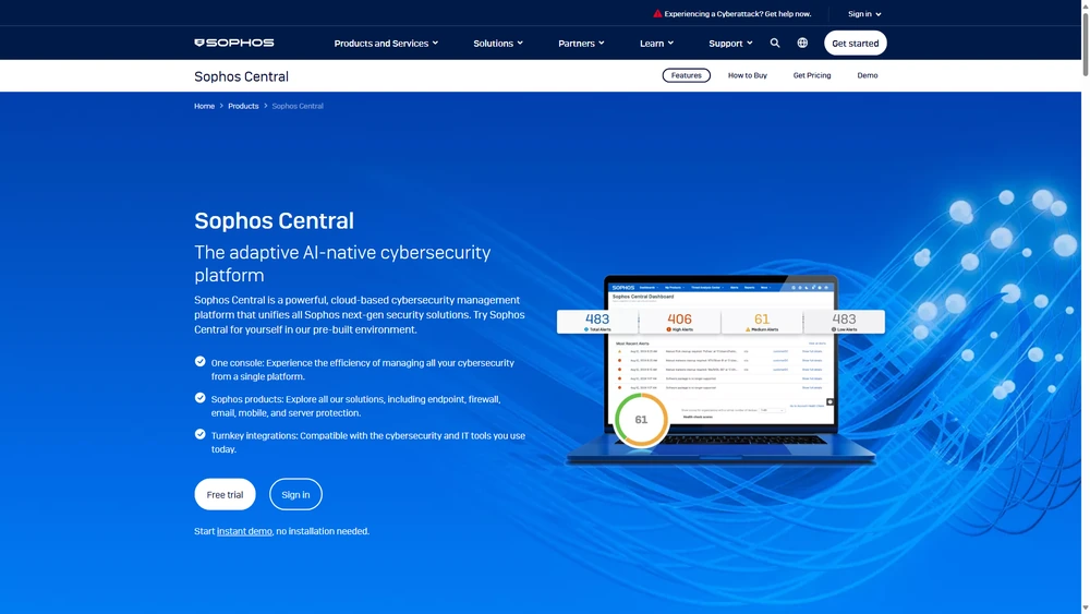 Sophos Central review 2025 hero — product timeline and strategy highlights
