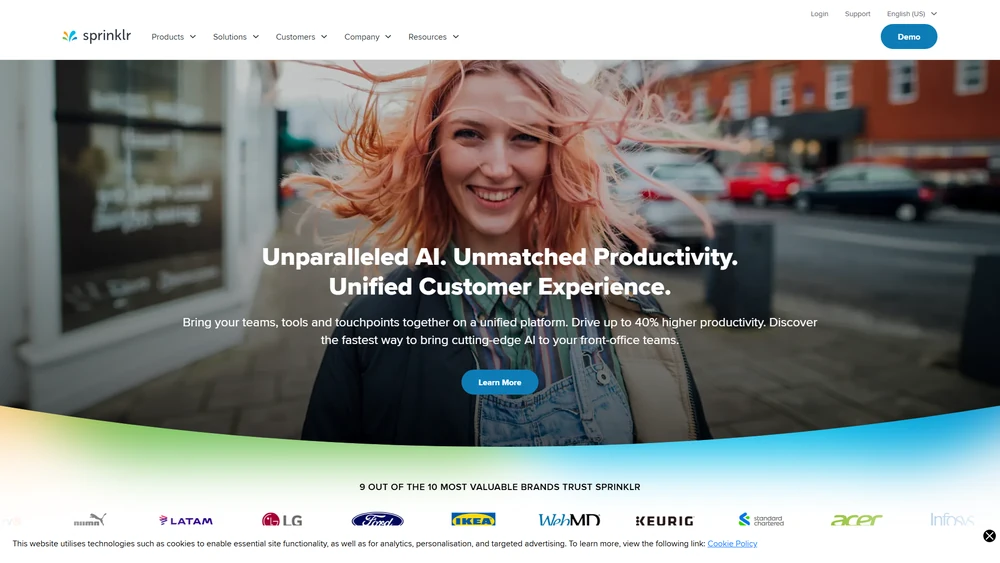 Sprinklr review 2025 hero — product timeline and strategy highlights
