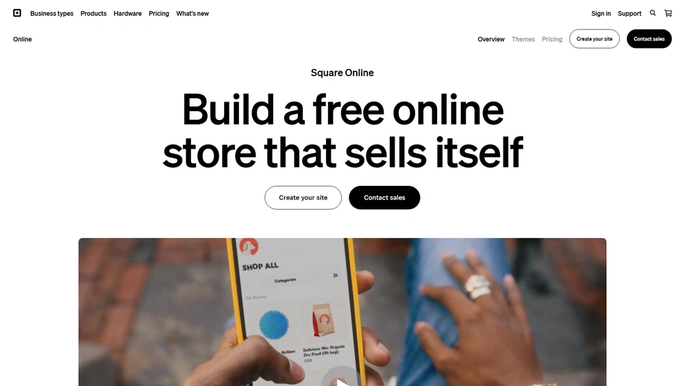 Square Online review 2025 hero — product timeline and strategy highlights