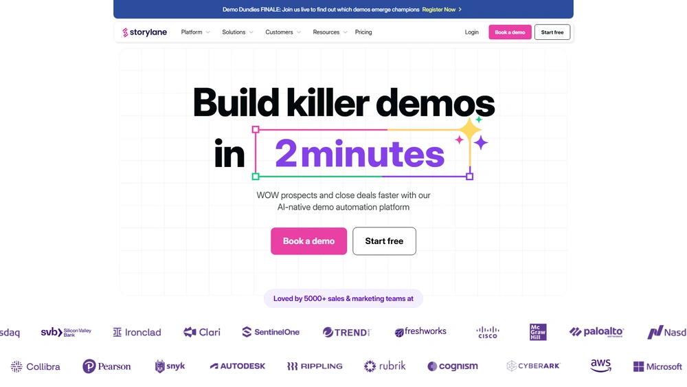 Storylane review 2025 hero — product timeline and strategy highlights