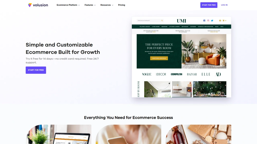 Volusion review 2025 hero — product timeline and strategy highlights