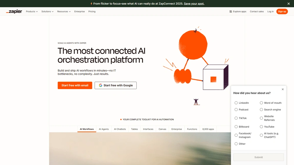 Zapier review 2025 hero — product timeline and strategy highlights